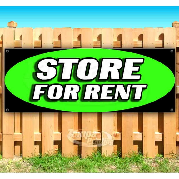 Store For Rent 13 oz Vinyl Banner With Metal Grommets