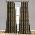 thumbnail image 5 of Ambesonne Zambia Curtains, Grunge, Pair of 28"x84", Multicolor, 5 of 5