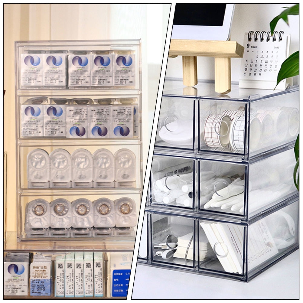 LEORX Jewelry Organizer For Drawer Jewelry Display Box Transparent Organization 1Set