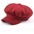 thumbnail image 2 of CoCopeaunts Newsboy Hats for Women Solid Ladies Baker Boy Hat Female Beret Hat Autumn Winter Vintage Octagonal Cap, 2 of 7
