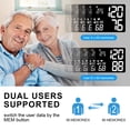 thumbnail image 6 of Alphamed Wrist Blood Pressure Monitor – Night & Home, Large LCD, Accurate, Memory Storage, Adjustable Cuff, 6 of 6