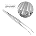thumbnail image 3 of Tweezers, Tight Grip Curved Tip Tweezers Polished Finish  for Hospital, 3 of 8