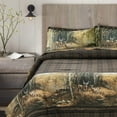thumbnail image 2 of Blue Ridge Trading 09023700081BRT Whitetail Birch Comforter Set, Dark Brown - King Size, 2 of 5