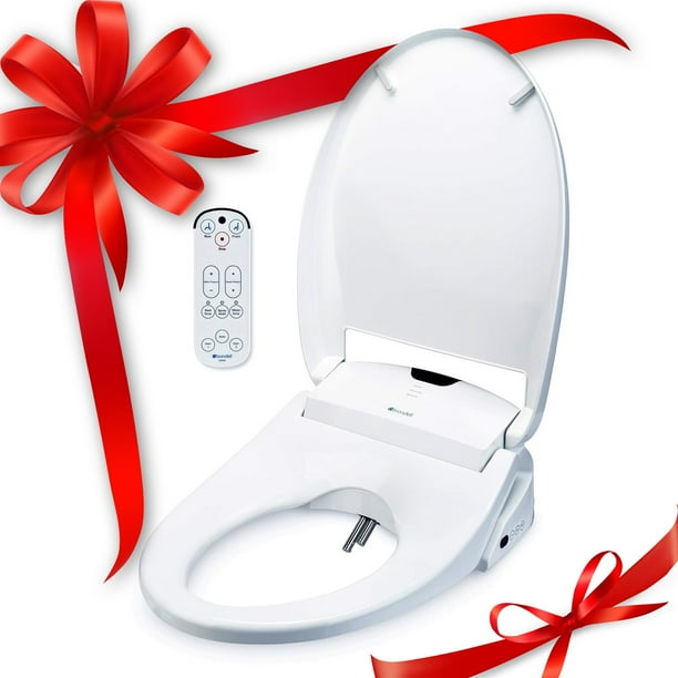 Brondell Swash 1200 Luxury Electric Bidet Seat for Elongated Toilet in