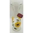 thumbnail image 2 of Grant Howard 34 Oz Hand Painted Beverage Glass Carafe Drink Pitcher, Sunflower, 2 of 2