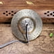 thumbnail image 3 of Campanas de meditación con bolsa de tela tibetana con cordón, campanas de meditación de 9 cm, para instrumentos de percusión (8 símbolos de la suerte en relieve), 3 of 5