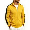 thumbnail image 5 of Mens Active Slim Fit Track Lightweight Jacket Zip-up Long Sleeve, 5 of 6