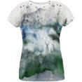 thumbnail image 1 of Watercolor Deer in the Mist All Over Womens T Shirt Multi SM, 1 of 2