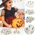 thumbnail image 1 of Fiudx Juego de Hojas de Arce Artificiales, Decoración de Espuma Blanca, Forma de Calabaza Única, Decoración de Halloween, Acción de Gracias, Accesorio de Fiesta Espeluznante, Juego de 12 Piezas de Di, 1 of 1
