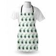 thumbnail image 3 of Asian Apron Adorable Cartoon Panda Bamboo Pattern Wildlife Zoo Childish Fun Nature Tropic, Unisex Kitchen Bib Apron with Adjustable Neck for Cooking Baking Gardening, Green Black White, by Ambesonne, 3 of 3