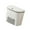 Gray white_M, variant on Kitchen Trash Can Waste Bin Wall Mounted Garbage Cans Recycle Rubbish Bin Lid