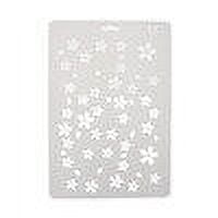 Drawing Template Plastic Ruler Stencil Plastic Ruler Stencil Hollow DIY Painting Board Hollow Album Decor, No.17