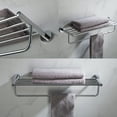 thumbnail image 3 of Kraus Bathroom Shelf 8.13" Towel Bar, Chrome, 3 of 7