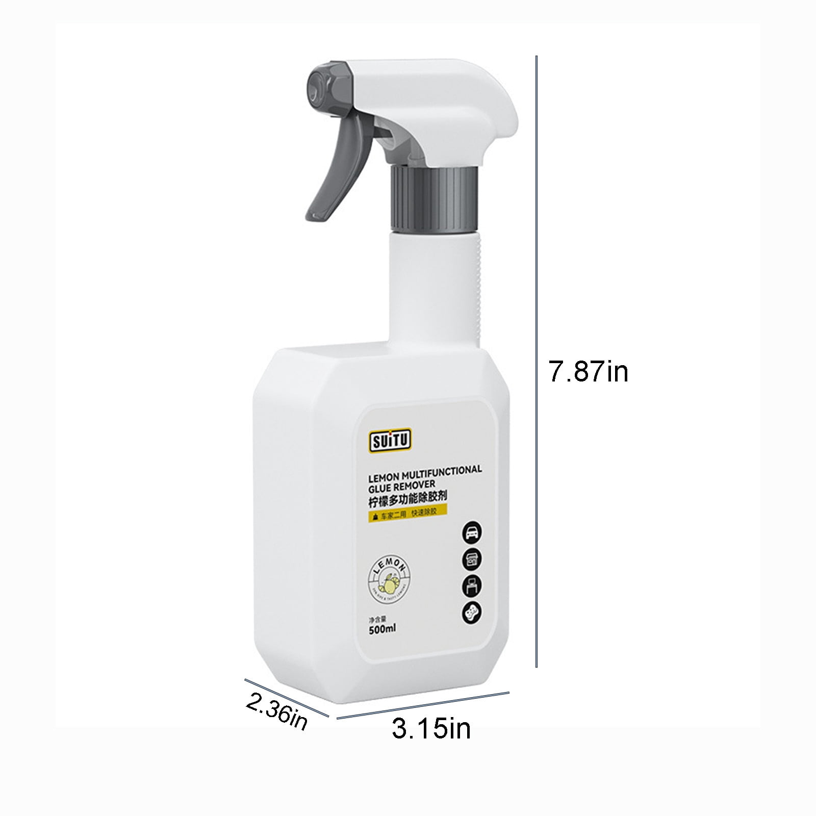 DeskAKBK Multifunctional Adhesive Remover Quick Adhesive Glue Remover Automotive Household Adhesive Remover Automotive Adhesive Cleaner 500ml,car accessories