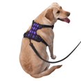 thumbnail image 2 of Balery purple argyle Arnés para Perros Grandes Antitirones, Arnés con Correa para Gato, Arnés Tipo Chaleco para Perros Pequeños-Medium, 2 of 6