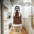 thumbnail image 3 of Carrito Sencillo Plegable Para Mandado Color Café, 3 of 6