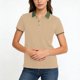 thumbnail image 1 of Negocios Casual Tops de Manga Corta de las Mujeres Collar de Solapa Botón-Abajo Camisa, Suave Blusa Transpirable para la Oficina Y el Uso Diario, 1 of 6