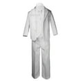 thumbnail image 4 of Boy Kid Formal 1st Communion Christening Baptism White Tuxedo Suit Stole Sm-20, 4 of 6