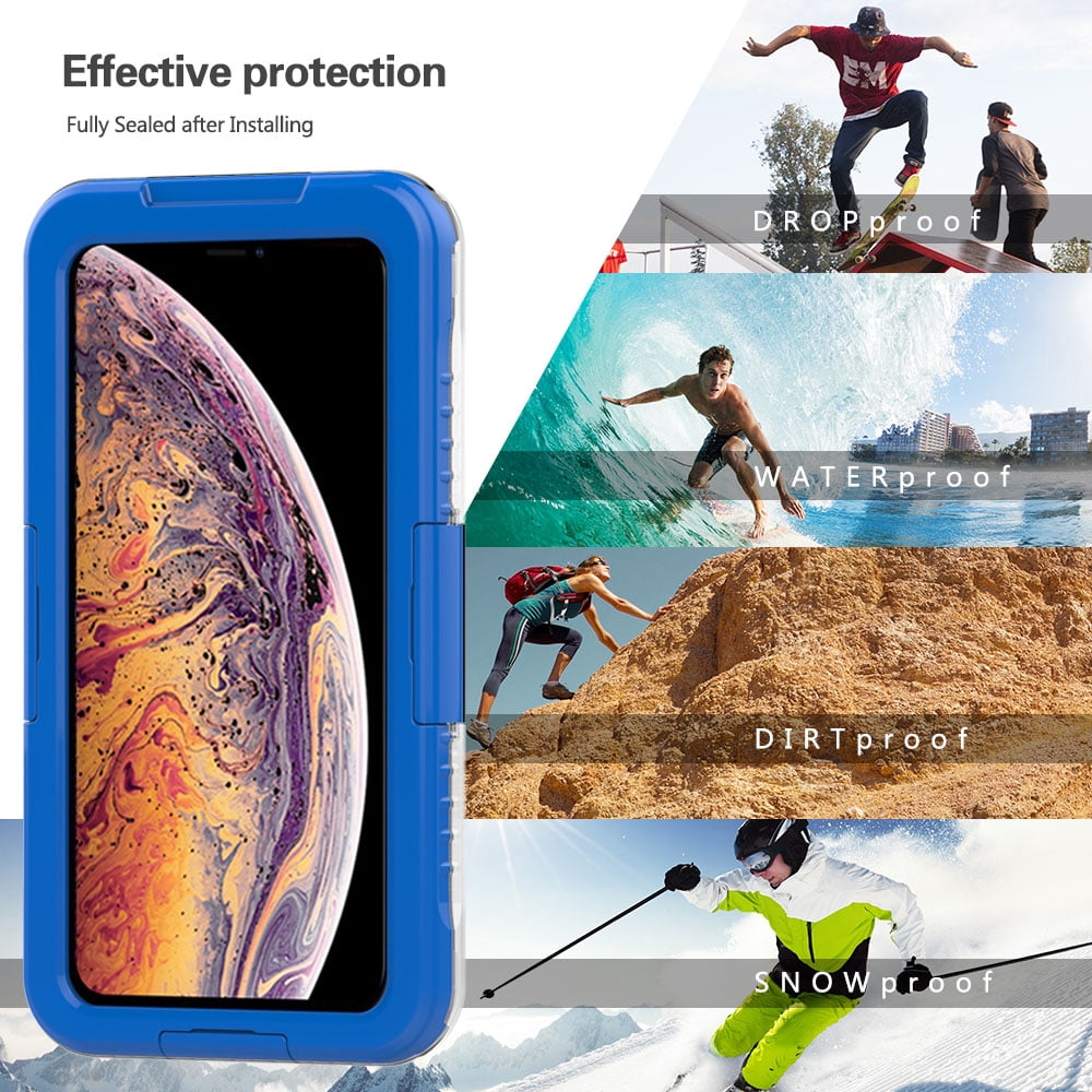 Hard Waterproof Splash Summer Sport Case for iPhone XsMax