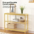 thumbnail image 3 of DEELLEEO 90cm glass console table, 3 of 5