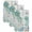 Jellyfish, variant on Teal Crabs Coastal Kitchen Towels Set of 2, Summer Beach Coral Nautical Ocean Absorbent Dish Towels for Kitchen, Microfiber Hand Towel, Quick Drying Tea Towel for Cleaning Decorative Dishcloths
