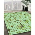 thumbnail image 2 of Ahgly Company Indoor Square Patterned Mint Green Area Rugs, 7' Square, 2 of 6
