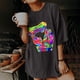 thumbnail image 2 of Blusa de manga corta de verano con estampado de mueca gótica vintage para mujer Pompotops hfajkhk138623, 2 of 9