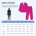 thumbnail image 6 of Bingfone Men'S Pajama Set 2 Piece Loungewear Pjs, Long Sleeve With Pajama Pants-Darkmagenta, 6 of 9