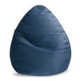 thumbnail image 1 of Gouchee Home Sambre Navy Bean Bag Chair – Soft Velvet Polyester Fabric with Polystyrene Bead Filling, Suitable for Adults and Teens, Lightweight & Portable Seating for Dorm or Living Room, 1 of 8