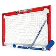 Franklin Sports Street Hockey Goal, Stick and Ball Set - NHL Approved - Includes Street Hockey Goal, 2 Sticks, and Balls