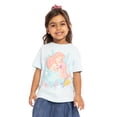 thumbnail image 2 of The Little Mermaid Ariel Toddler Graphic Crewneck Tee with Short Sleeves, Sizes 12M-5T, 2 of 6