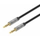 thumbnail image 1 of Manhattan 356008 Cable Auxiliar de Audio Estéreo, Dos conectores macho de 3.5 mm, 3m Manhattan Dos conectores macho de 3.5 mm, 3m, 1 of 11