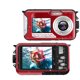 thumbnail image 1 of Teissuly Clearance Camera Underwater Cameras For Snorkeling Full HD 2.7K 48MP Video Recorder Selfie Dual Screens 10FT 16X Digital Zoom Digital Camera(Red, 15x12x5.5cm) Teissuly WER2023081500055, 1 of 7