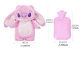 thumbnail image 2 of Bolsa Agua Caliente Peluche Stitch Botella Termica Cólicos Xellar rosa, 2 of 4