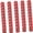 Pearlescent red, variant on AOOOWER Set of 50 Hollow Treat Boxes Snack Box Theme Cardboard Boxes for Wedding Theme Cardboard Boxes Wedding Party Supplies Perfect for Candy and Snacks