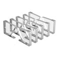 thumbnail image 1 of Dww-8cm X 10 Pcs Pinces Nappe Ensemble de 10 Acier Inoxydable Pinces à Nappe Anti-glissant, 1 of 5