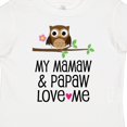 thumbnail image 4 of Inktastic Mamaw and Papaw Girl Granddaughter Owl Girls Toddler T-Shirt, 4 of 5