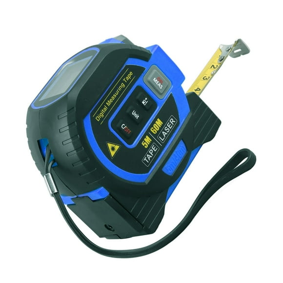 Digital Tape Measure, 3 In 1 Digital Tape Measure Blue High Elasticity Accurate Auto Lock Digital Distance Tape for Bearing Testing
