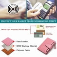 thumbnail image 5 of FALAN MULE Small Wallet for Women Leather Bifold Compact RFID Blocking Small Womens Wallet Purse, 5 of 6