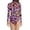 Purple, variant on Swimsuit for Women Digital Scale Print Long Sleeve Bathing Suit Full Coverage Rash Guard Performance Swimwear for Beach and Pool Party
