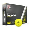 thumbnail image 3 of 2023 Wilson Staff Duo Soft Golf Ball, Yellow, 12-Pack, 3 of 6