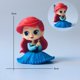 thumbnail image 1 of Disney 5 estilo dibujos animados Q Posket sirena princesa sirenita Super Premium figura PVC modelo coleccionable juguetes juguete niñas regalo Gao Jinjia LED, 1 of 2