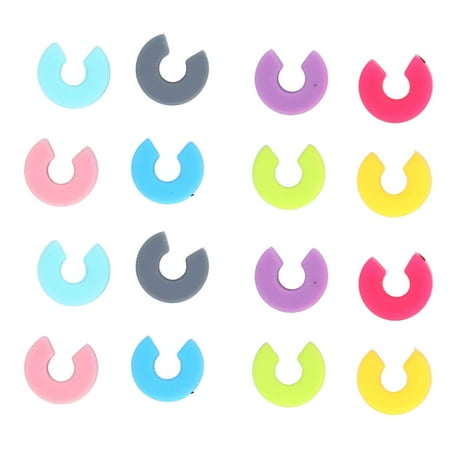 

Circle Silicone Wine Glass Marker Silicone Wine Cup Label Safe Lightweight Mini For Table