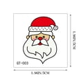 thumbnail image 4 of npkgvia Christmas Decorations,Christmas Decor,2021 Cross-border New Children's Christmas Luminous Sticker Face Sticker Snowflake Waterproof Luminous Sticker,Clearance, 4 of 4