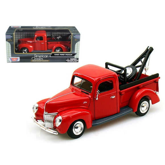 Motormax 73234bk 1940 Ford Pickup Black 1/24 Diecast Model by Motormax