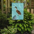 thumbnail image 2 of Caroline's Treasures BB8035GF Dutch Hook Bill Duck Blue Check Flag Garden Size , Small, multicolor, 2 of 3