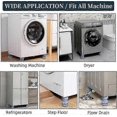 thumbnail image 3 of 4PCS Universal Adjustable Height Washing Machine Foot Pads Anti Vibration Refrigerator Base Fixed Non-Slip Feet Stabilizer, 3 of 5