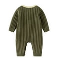 thumbnail image 2 of Baby Boys Bodysuits Long Sleeve Knit Sweater Warm Soft Comfortable Clothes Cute Foreign Style Outfit, 2 of 3