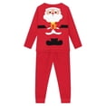 thumbnail image 3 of Renewold Santa Claus Down Pj for 11-12 Years Old Boys Girls Thermal Red Clothing Pajamas Tops Pants with Big Pocket Christmas Home Life Wear Sleepwear Outfits Shirt,Set of 2, 3 of 5