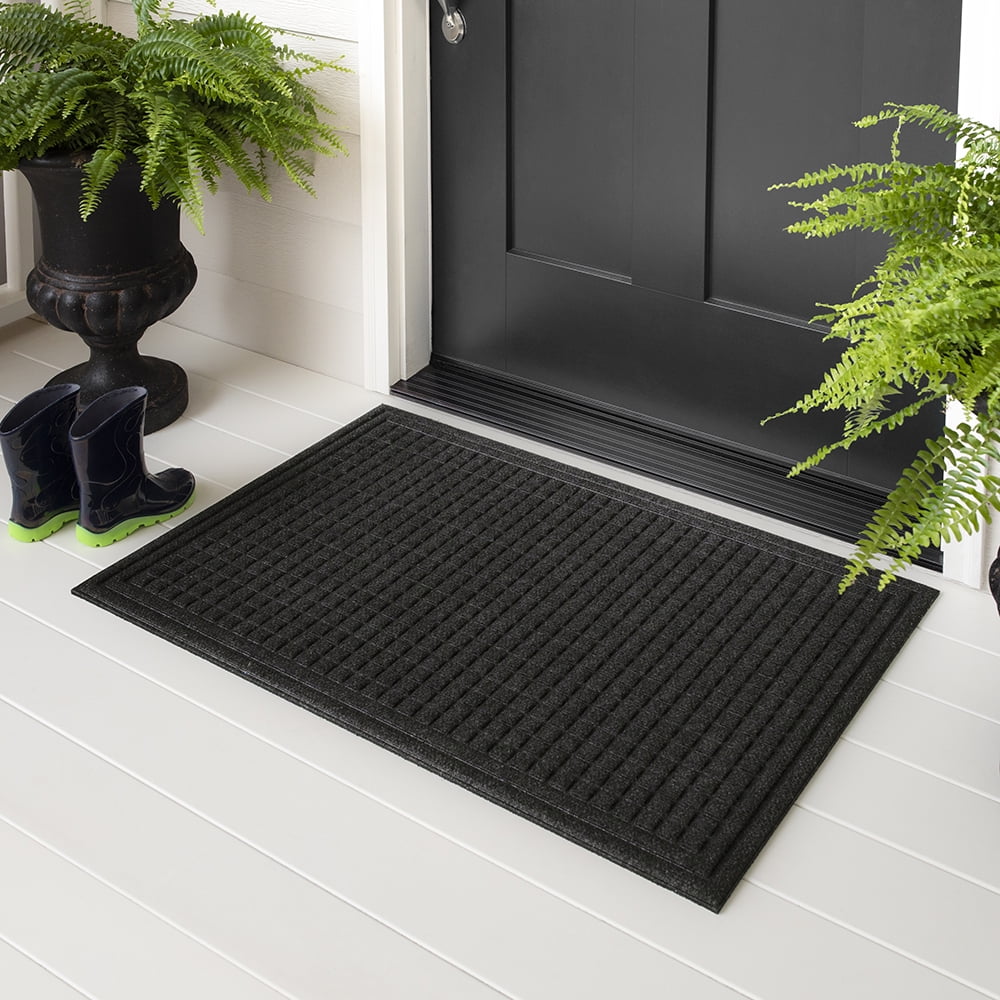 Mohawk Home Waffle Grid Impression Low Pile Non-Slip Indoor